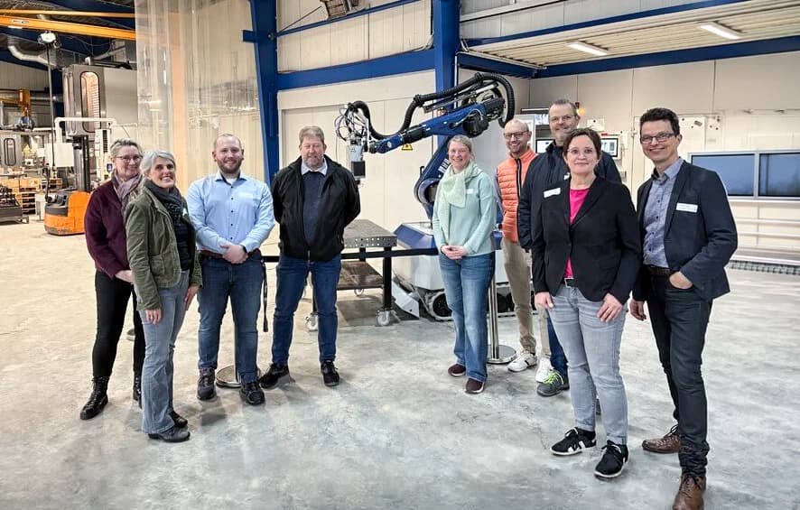 Teilnehmende der Erfa-Gruppe „Nachhaltigkeit“ bei Ferrum