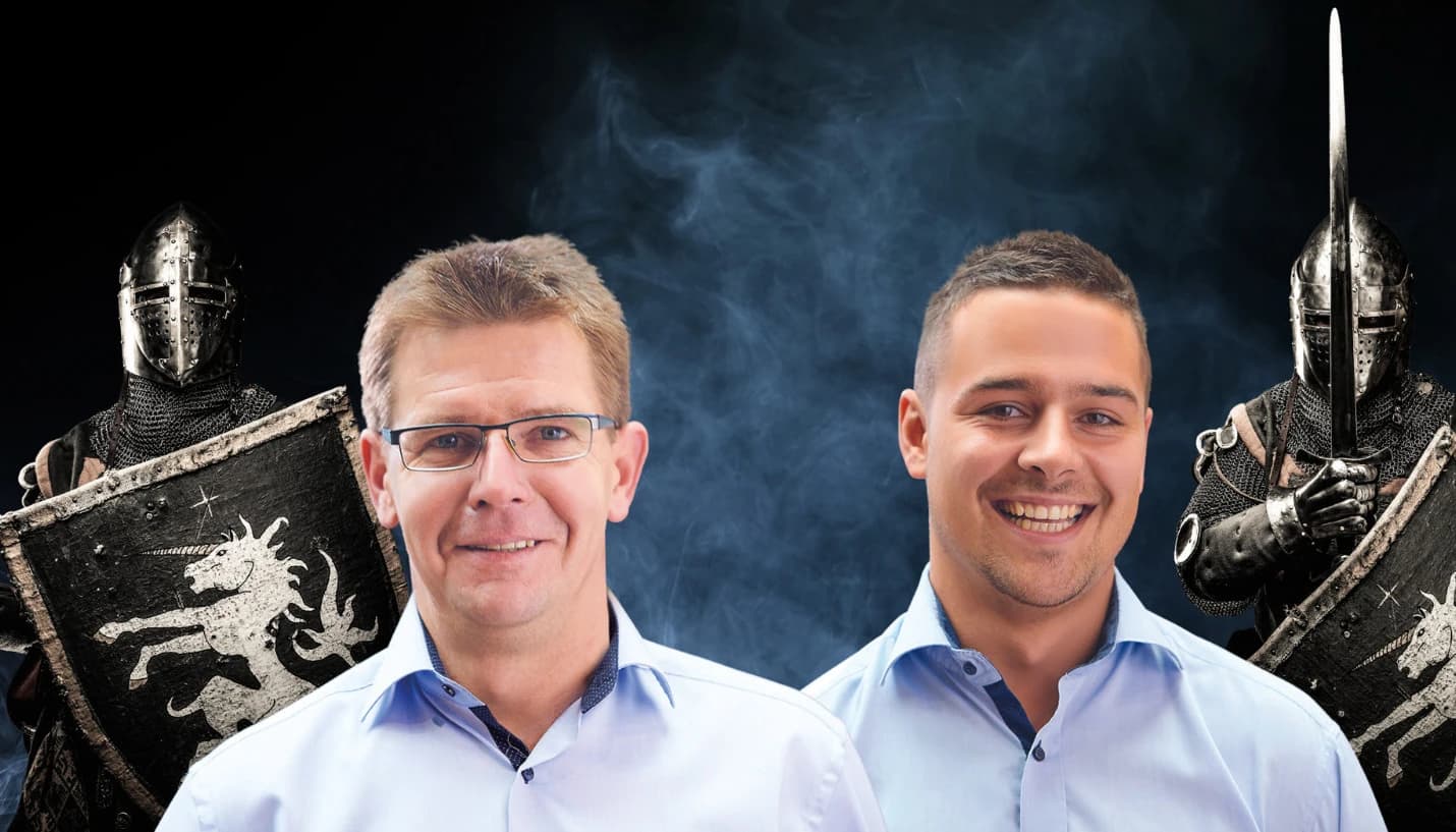 Sascha Weber und Edwin Friesen, die technische Leitung von Ferrum