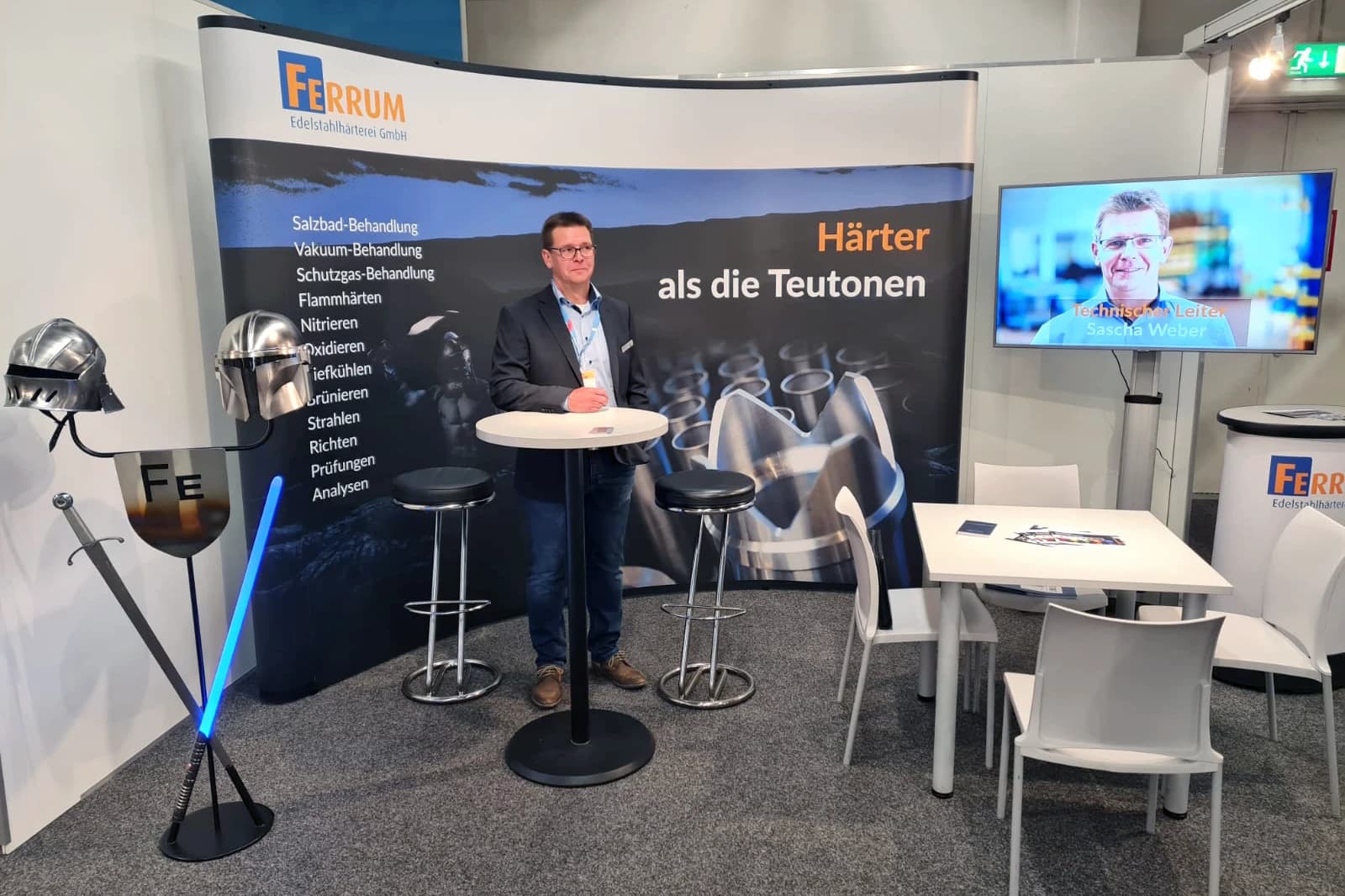 FERRUM Messestand auf der KUTENO 2022