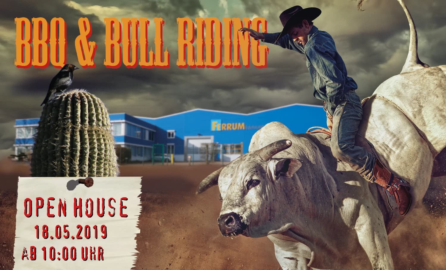 FERRUM Open House 2019 unter dem Motto „BBQ & Bull Riding“