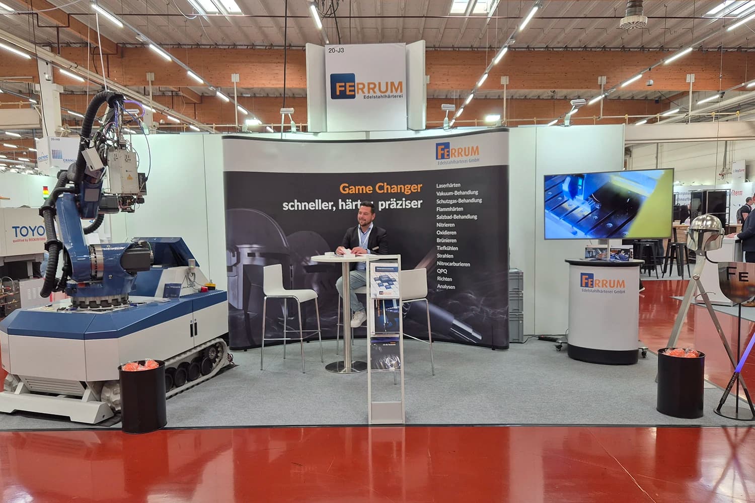 FERRUM Messestand auf der KUTENO 2025